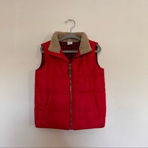 Carters Toddler Boy Red Puff Vest 3T